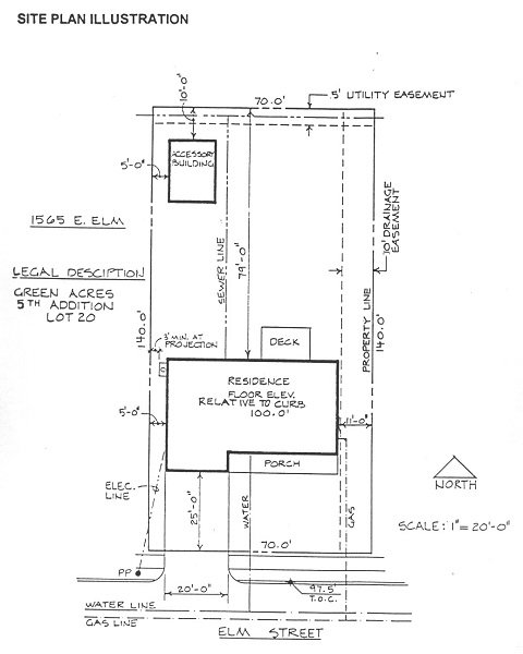 Garage Site Plan - Castle Building &amp; Remodeling, Inc.